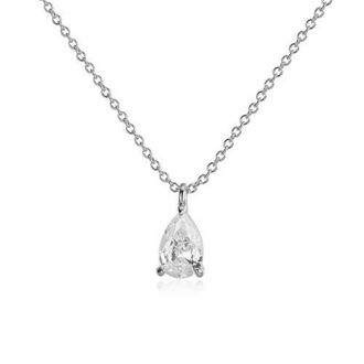 Untamed Petals Elizabeth Crystal Pendant in Silver at Nordstrom