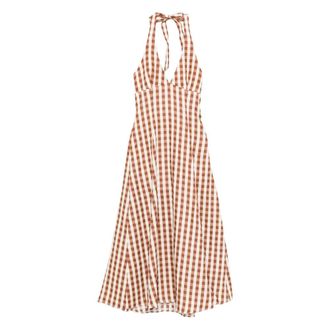 Faithfull The Brand Kleedjes, Dames, Bruin, S, Katoen, Marais Midi Jurk