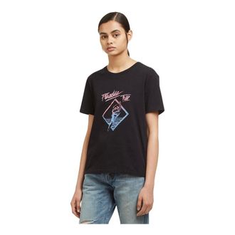 Saint Laurent Mujer, Camisetas, Azul, Talla: S