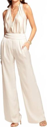 Ramy Brook Joss Wide Leg Pants In Cream