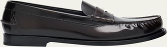 Churchs Mens Rowley Polished Fume Leather Loafers