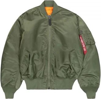 Alpha Industries Ma-1 Heritage Bomber - Heren - Bomber jackets - Groen - S - Polyester - Jassen