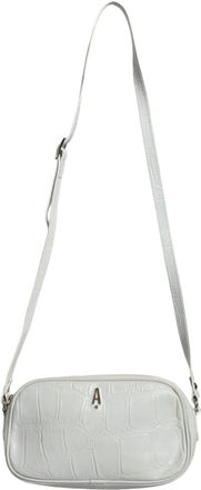 Aniye By Croc Print Leather Crossbody Sling Womens Bag (Pre-Owned)
