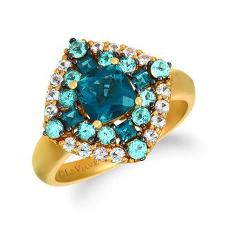 Le Vian Ladies Vivids Rings set in 14K Honey Gold
