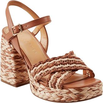 Marc Fisher Juliey Leather-Trim Sandal