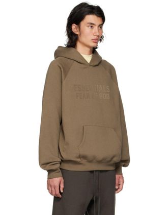 Fear of God Essentials Hoodie - Brown