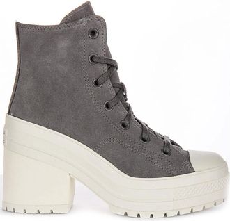 Converse Heeled Boots, female, Gray, 6 1/2 UK, Chuck 70 De Luxe Grey White Women