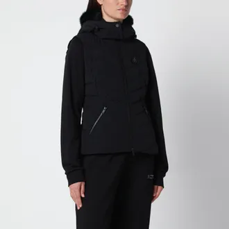 Moose Knuckles Gilet imbottito Elora nero in nylon