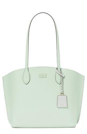 Kate Spade New York large suite leather tote in Pistachio Ice at Nordstrom Rack