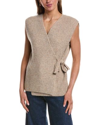Ichi Ialitten Wool-Blend Poncho