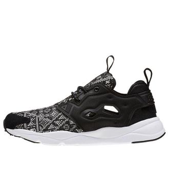 Reebok (WMNS) Reebok Furylite Gt Running Shoes Black/White/Grey BD4461