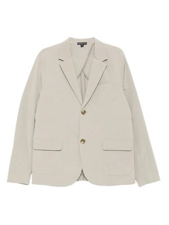 James Perse cotton poplin blazer - men - Nylon/Elastane/Cotton - 0 - Neutrals