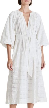Apiece Apart Womens Sun Mesa Midi Dress In Cream