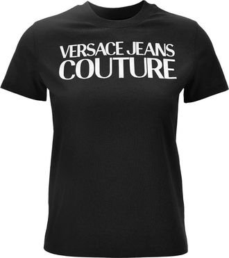 Versace Jeans Couture Mujer, Camisetas, Negro, Talla: XL
