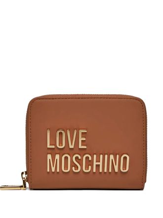 Love Moschino Portafoglio con logo - Marrone