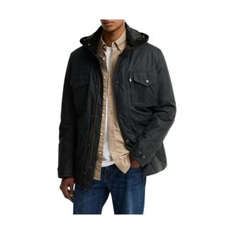 Barbour Winter Sapper Waxed Jacket - Heren - Jassen - Groen - Maat: XL Katoen
