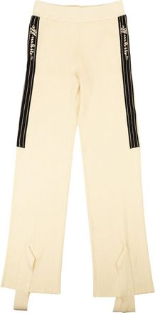 Off-white Cream Stripe Rib Knit Pants