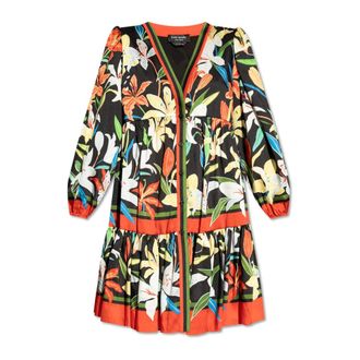 Kate Spade New York Kleedjes, Dames, Veelkleurig, S, Polyester, Bloemenpatroon Jurk