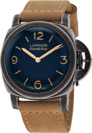 Officine Panerai Luminor Paneristi 25th Anniversary Hand Wind Blue Dial Mens Watch PAM02025