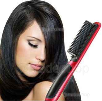 Trade Shop Trade Shop - Cepillo Planchador I&oacute;nico El&eacute;ctrico Asl-908 Alisa Y Alisa El Cabello Con Pantalla