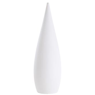 Beliani L&aacute;mpara De Pie Led De Exterior Material Sint&eacute;tico Ip54 Impermeable Con Mando A Distancia Blanco Vuletas