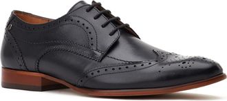 Base London Barbera Excel Leather Mens Black Brogues Shoes - Size UK 13