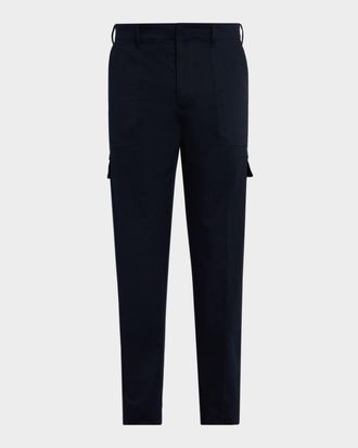 Etro Men & apos;s Flap Pocket Straight-Leg Cargo Pants