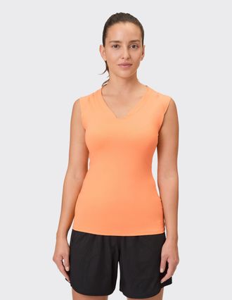 Venice Beach T-Shirt VENICE BEACH T-SHIRT ELEAM, Damen, Gr. XXL (46), papaya, Obermaterial: 91% Polyamid, 9% Elasthan, Rundhals, Shirts T-Shirt, sportlicher Stil, 