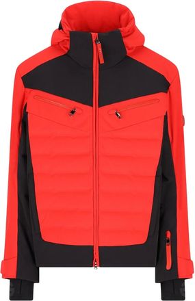 Bogner Ski-jack met afneembare capuchon - Rood