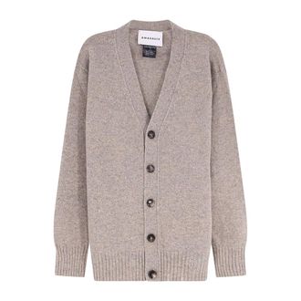 Amaranto Cardigan a V - - Knitwear - Uomo - Beige - S