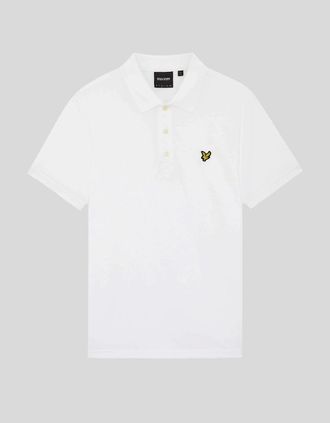 Lyle & Scott Lyle And Scott Mens Cotton Jersey Polo Shirt - White - Size: 46/Regular