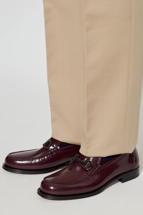 Ferragamo Teatro Loafers, Mens, Burgundy