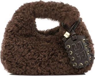 Ganni Mini Hobo Bag - - Bags - Donna - Marrone - ONE SIZE