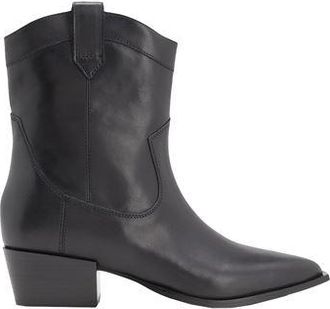 8 by YOOX LEATHER WESTERN ANKLE BOOT