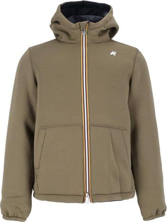 K-Way Jack Spacer Nylon Double Corto - Dames - Zomerjassen - Groen - S - Nylon - Jassen