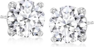 Ross-Simons Lab-Grown Diamond Stud Earrings in 14kt White Gold
