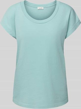 Marc O'Polo Regular Fit T-Shirt aus reiner Baumwolle in Petrol, Größe XL