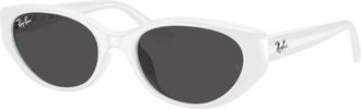 Ray-Ban Moderne stijlvolle zonnebril voor mannen en vrouwen - Heren - Zonnebrillen - Wit - 55 MM - Accessoires