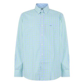 Paul & Shark Lange mouwen geruite blouse - Heren - Casual Overhemden - Veelkleurig - 3XL - Katoen - Overhemden