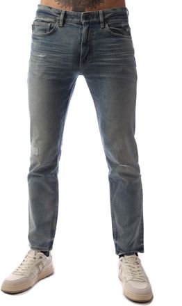 HUGO BOSS Mens Delaware BO Slim-Fit Jeans in Blue Denim - Size 36W/32L