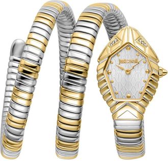 Just Cavalli Sintonia Silver-tone Dial Ladies Watch JC1L428M0055