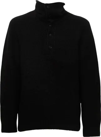 04651/ Polo Cloudy Wool - Knitwear - Hombre - Negro - XL