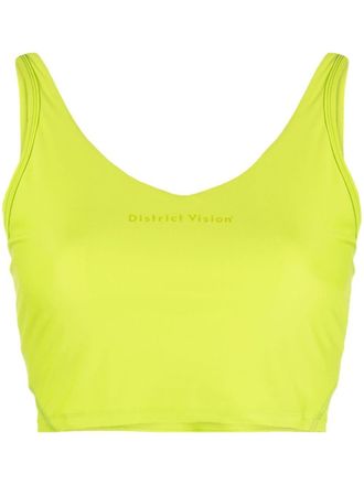 District Vision Reggiseno sportivo Light Support - Verde