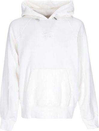 Nike Sportswear Air French Terry Hoodie - Heren - Sportshirts - Wit - XL - Katoen - Fitness