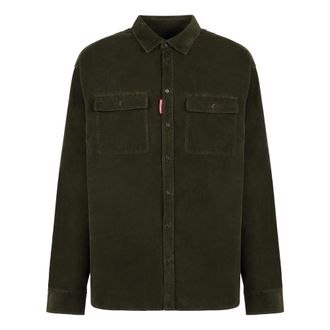 Dsquared2 Heren, Jassen, Groen, Maat: 3XL Corduroy