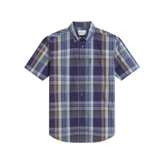Ben Sherman Mens Block Check Shirt (Twilight Denim) - Blue - Size X-Large