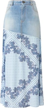 Pinko Mujer, Faldas, Azul, Talla: XS