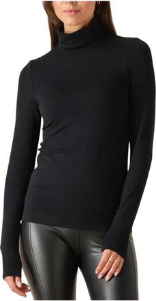 Wolford Aurora Top Lange Mouw - Dames - Longsleeves - Zwart - XS - Wol - Tops