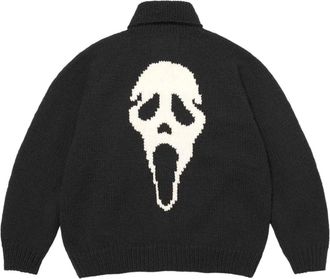 SUPREME x Ghostface SS26 Cowichan Sweater Black SUP-SS26-208-BLK