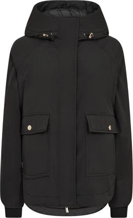 Mos Mosh MMCali Parka Jas - Dames - Parka Jassen - Zwart - XS - Leer - Jassen
